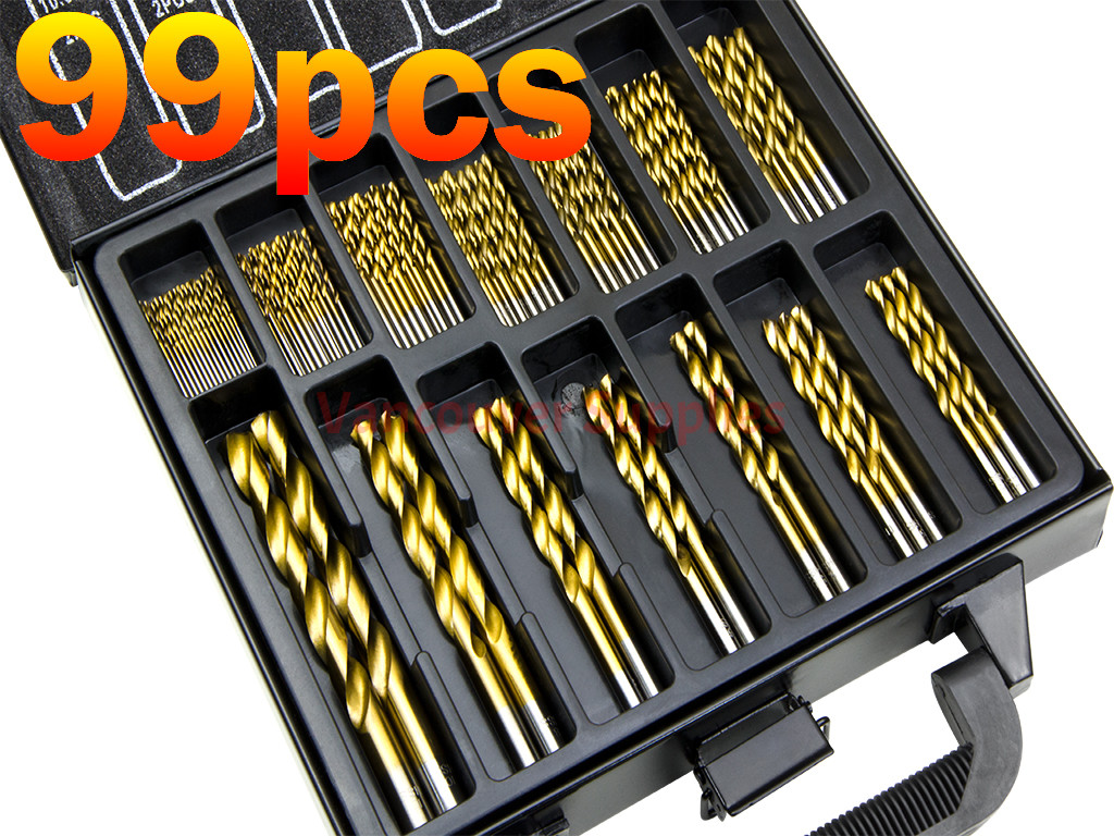 Titanium top drill bits